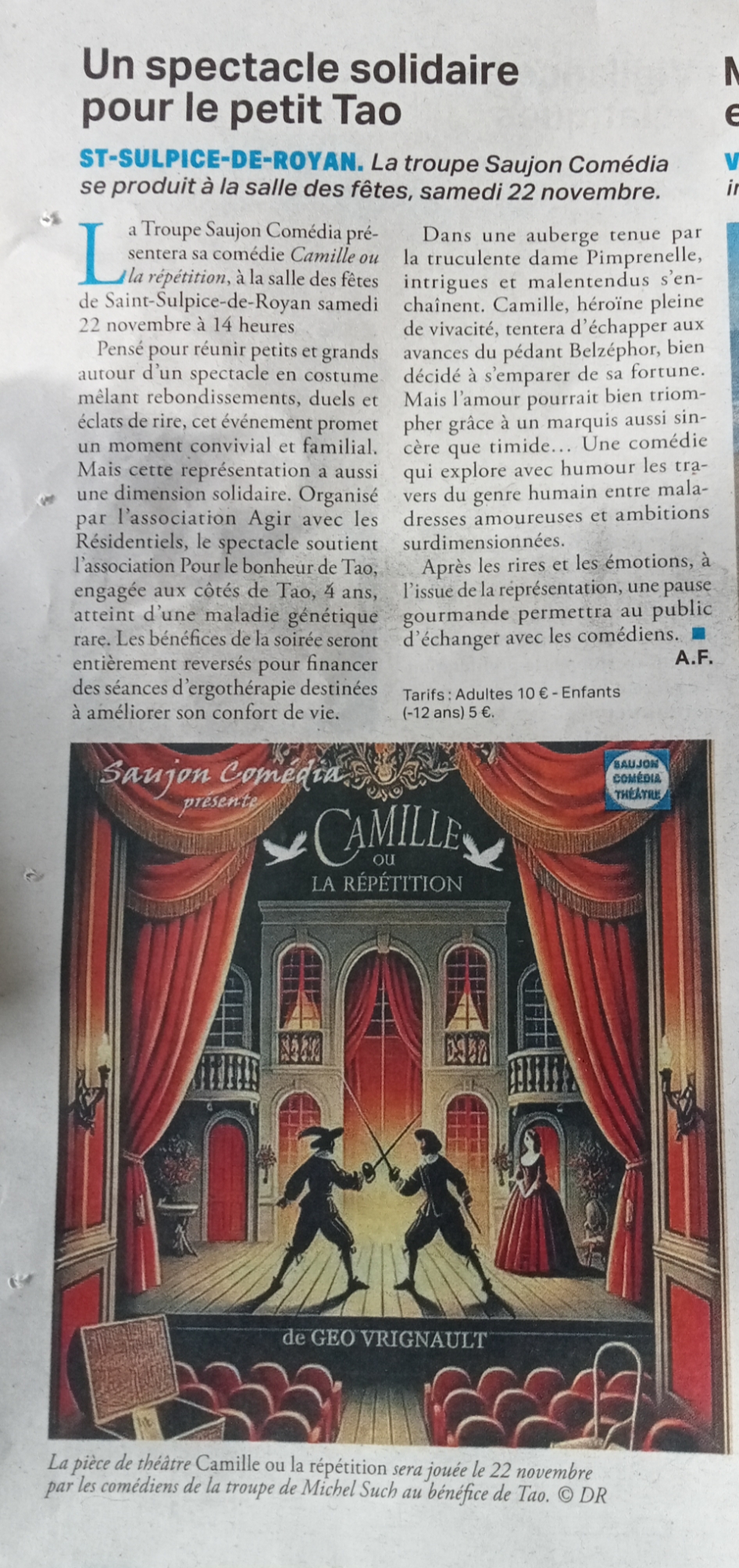 camille ou la repetition