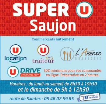 Logo super U saujon